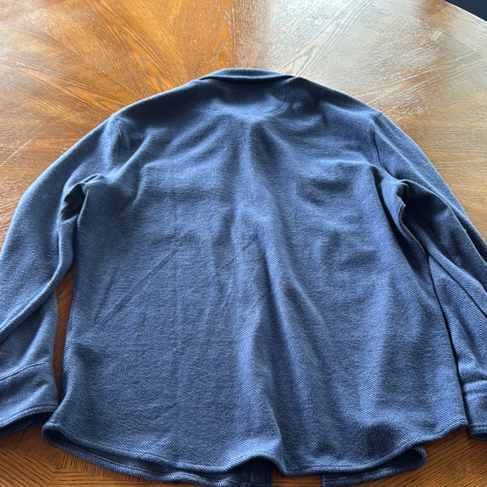 Navy Button-Up Shirt - Picture 4 of 4